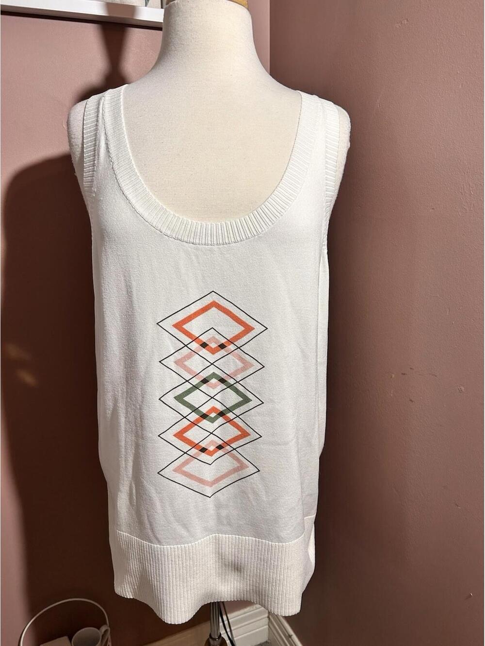 Vintage Nike Golf Sleeveless Knit Top Womens XL